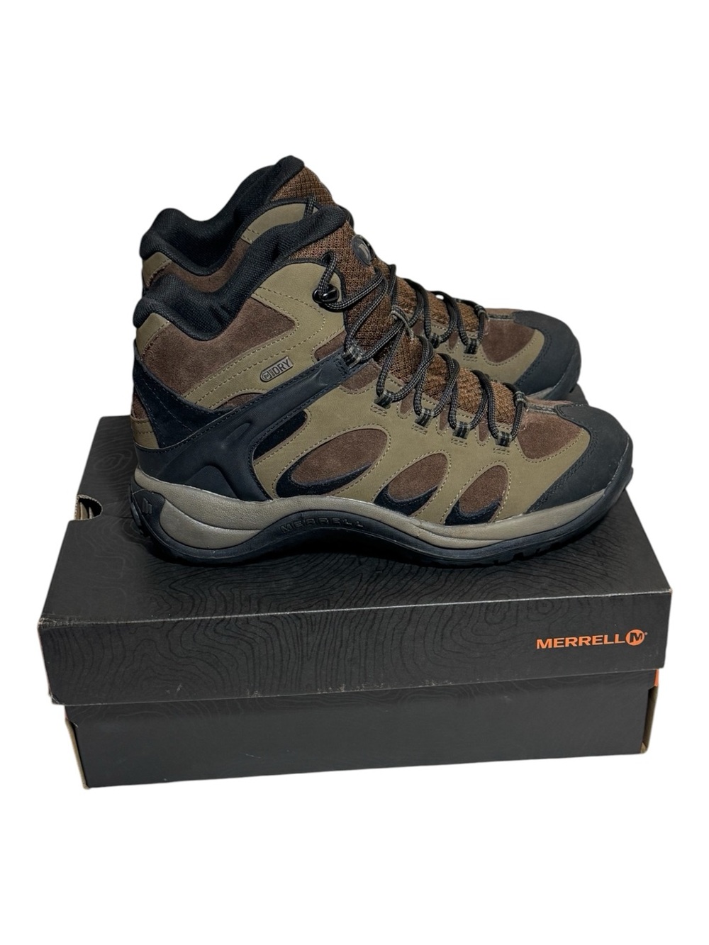 Merrell Reflex 3 Mid Waterproof Hiking Boots Men's Size 8.5 J77273 Brown